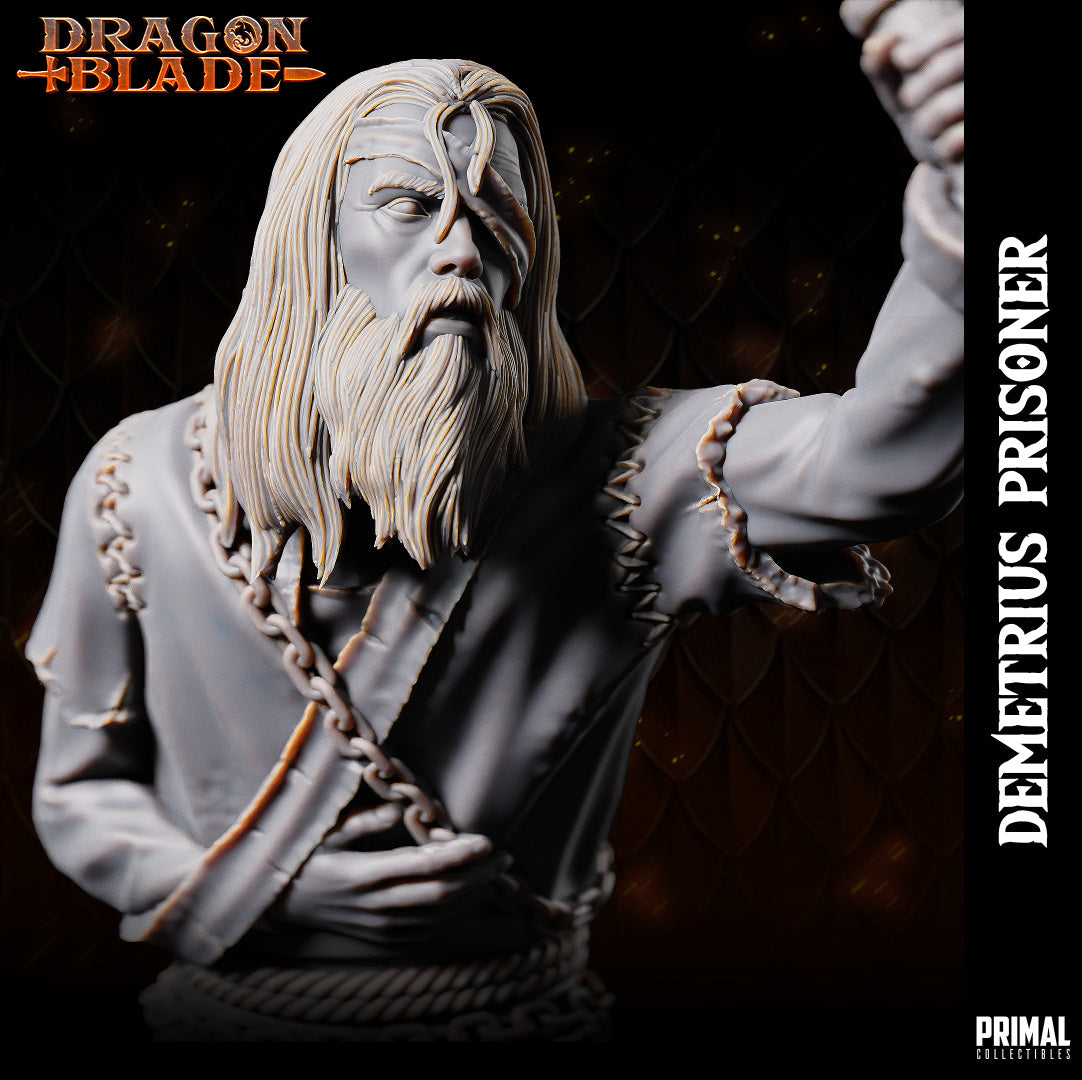 DNDDGL- Demetrius -The Imprisoned Knight Human Male Prisoner