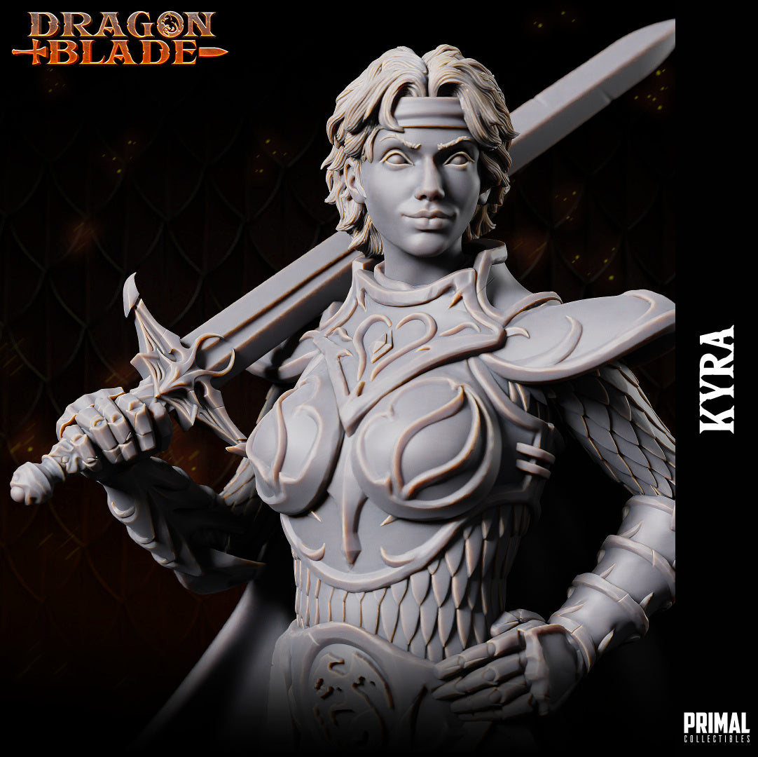 DNDDGL - Kitiara The Blue Lady Human Fighter