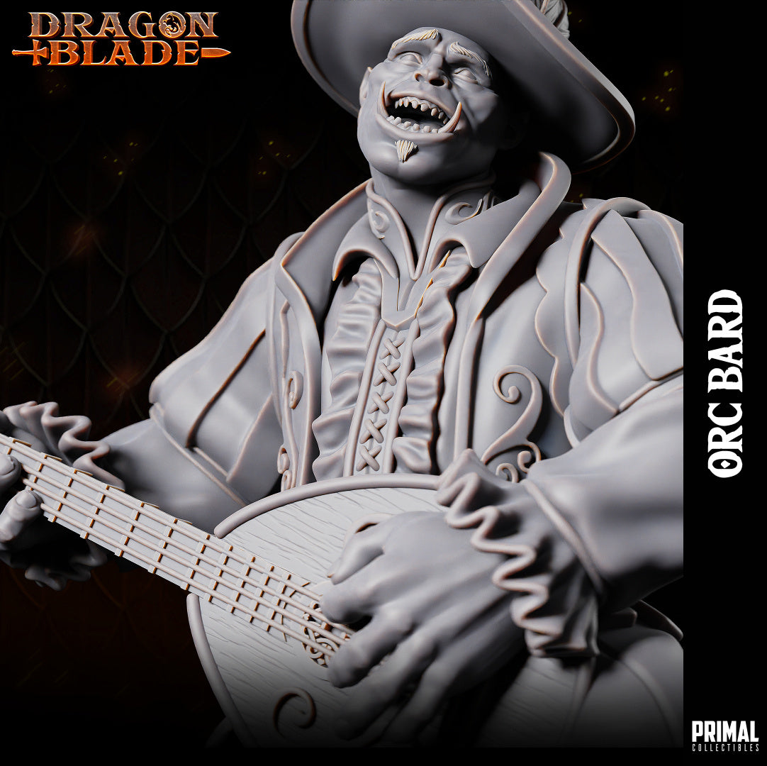 DNDHQ - Grimriff Strummer- The Bold Balladeer Male Orc Bard