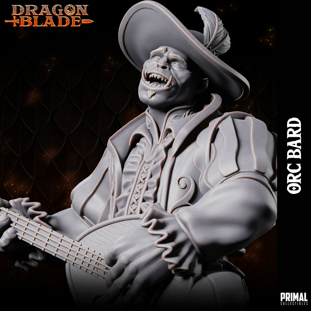 DNDHQ - Grimriff Strummer- The Bold Balladeer Male Orc Bard