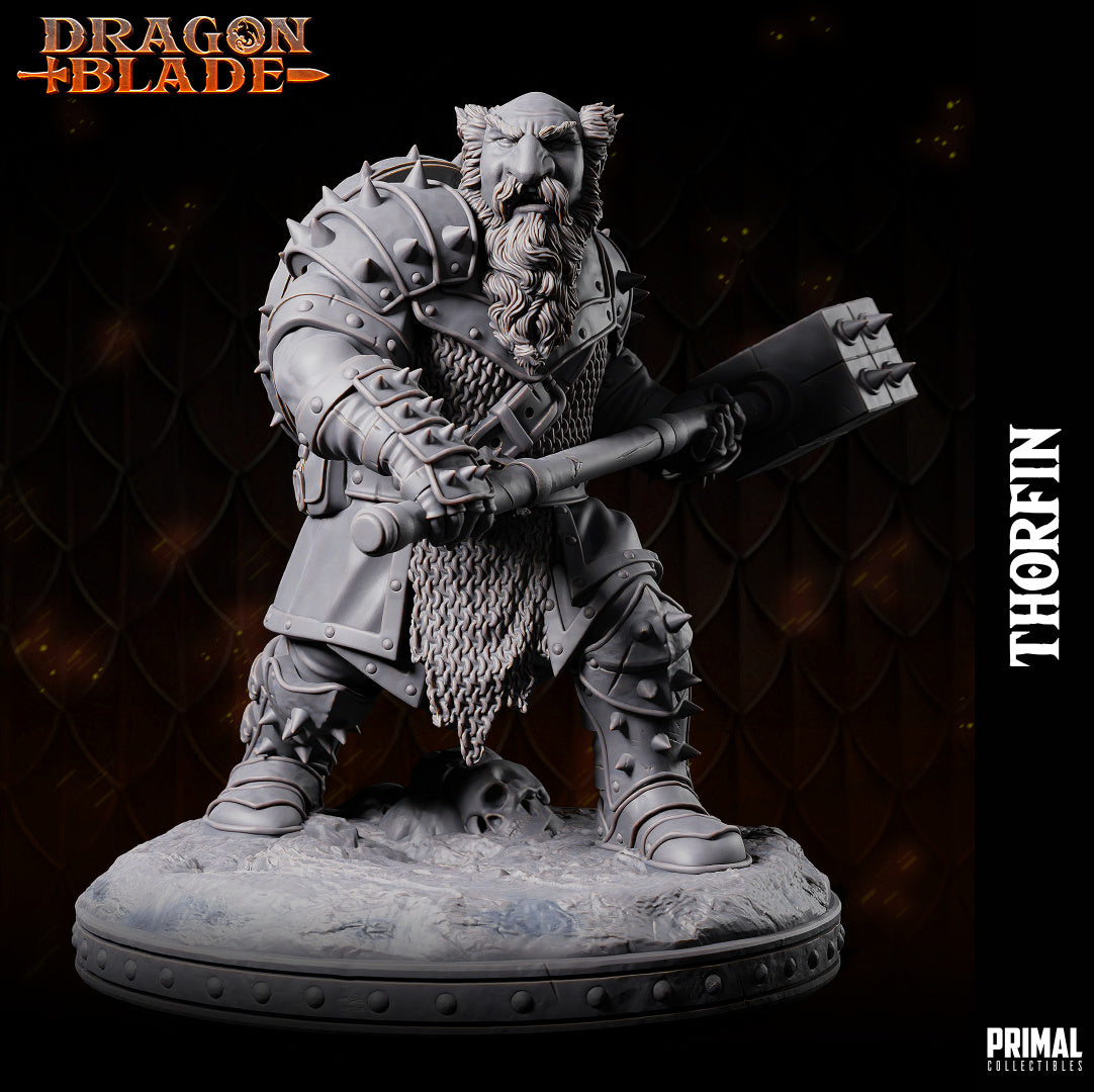 DNDDGL -Thorfin Ironspike - Evil Male Dwarf Bruiser