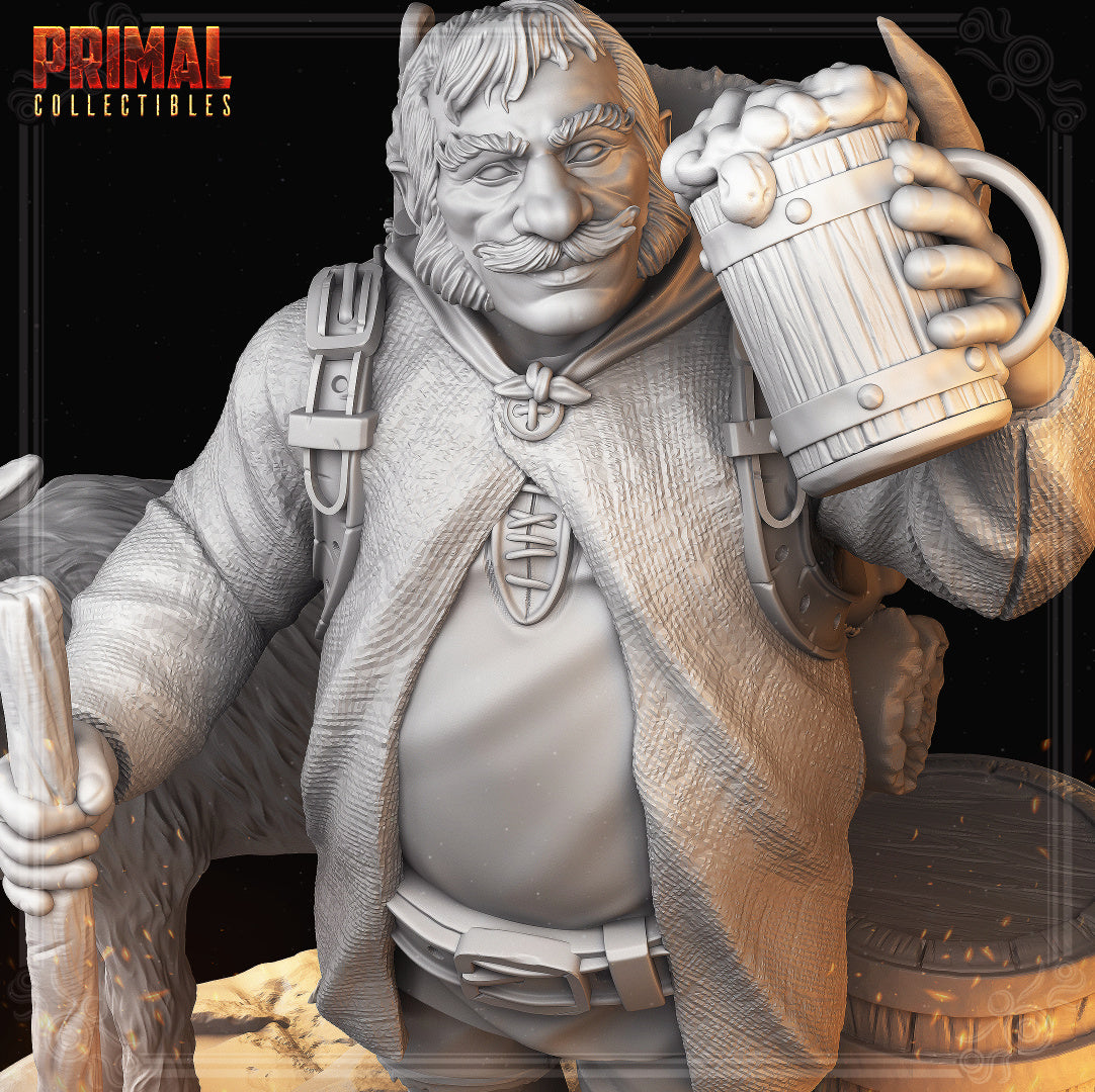 DNDNPC - Bronson - Drunken Master Halfling Male