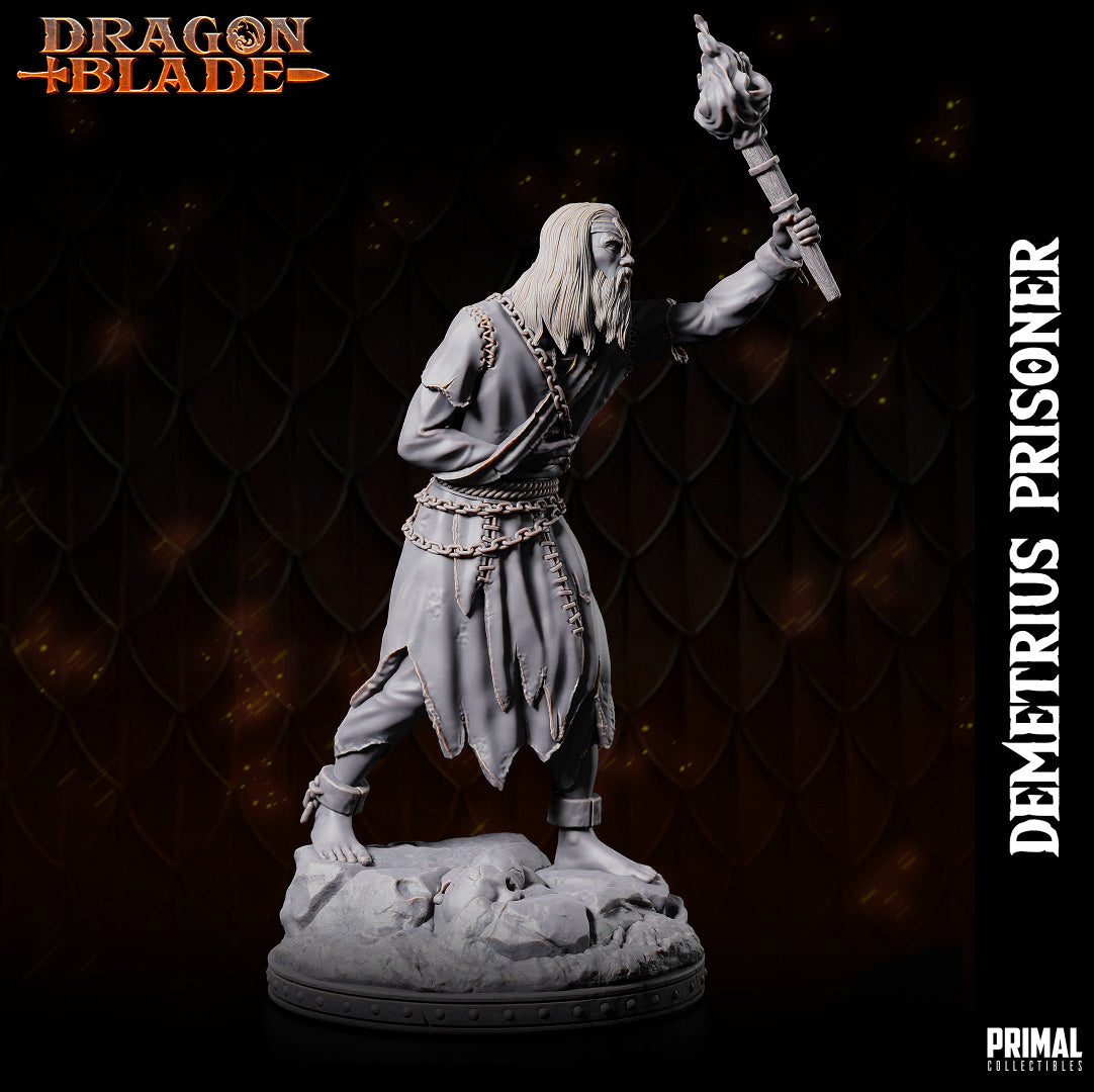 DNDDGL- Demetrius -The Imprisoned Knight Human Male Prisoner
