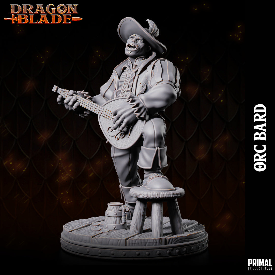 DNDHQ - Grimriff Strummer- The Bold Balladeer Male Orc Bard