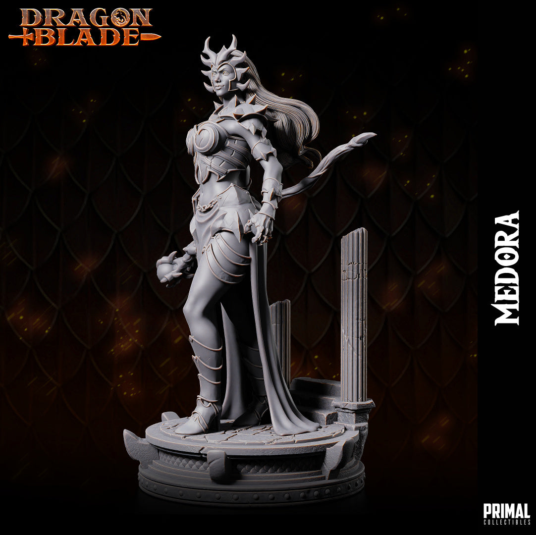 DNDDGL - Takhisis Dark Dragon Queen Medora Dragonlance mini