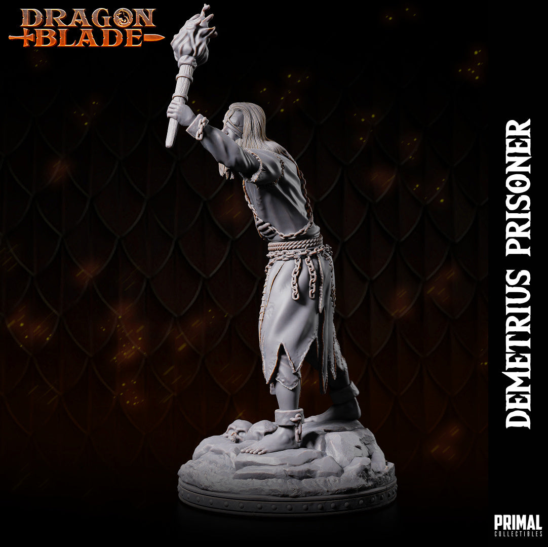 DNDDGL- Demetrius -The Imprisoned Knight Human Male Prisoner