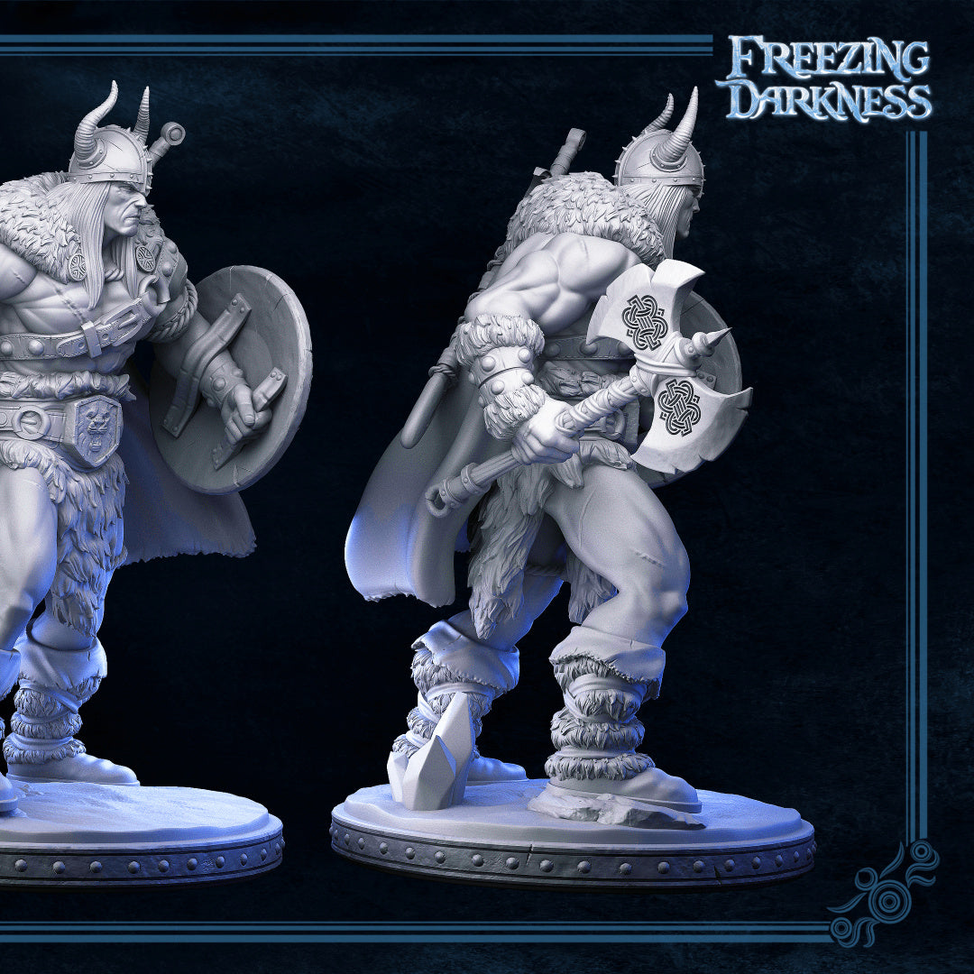DNDFZD - Kreyvos The Indomitable Iceborn Human Barbarian