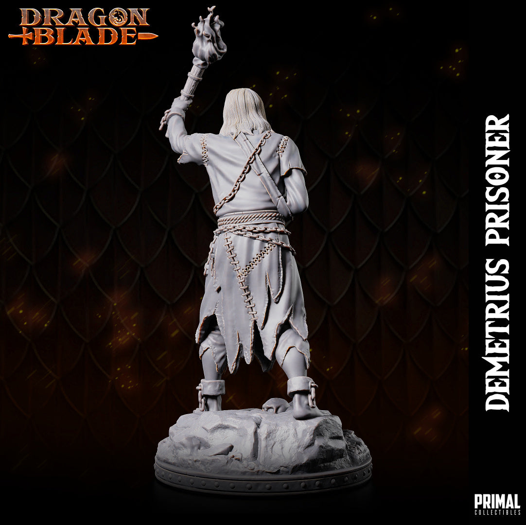 DNDDGL- Demetrius -The Imprisoned Knight Human Male Prisoner