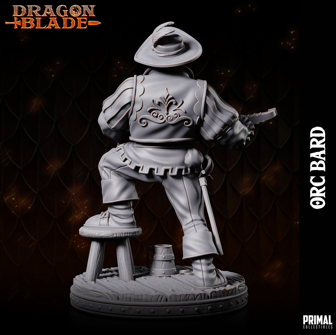 DNDHQ - Grimriff Strummer- The Bold Balladeer Male Orc Bard