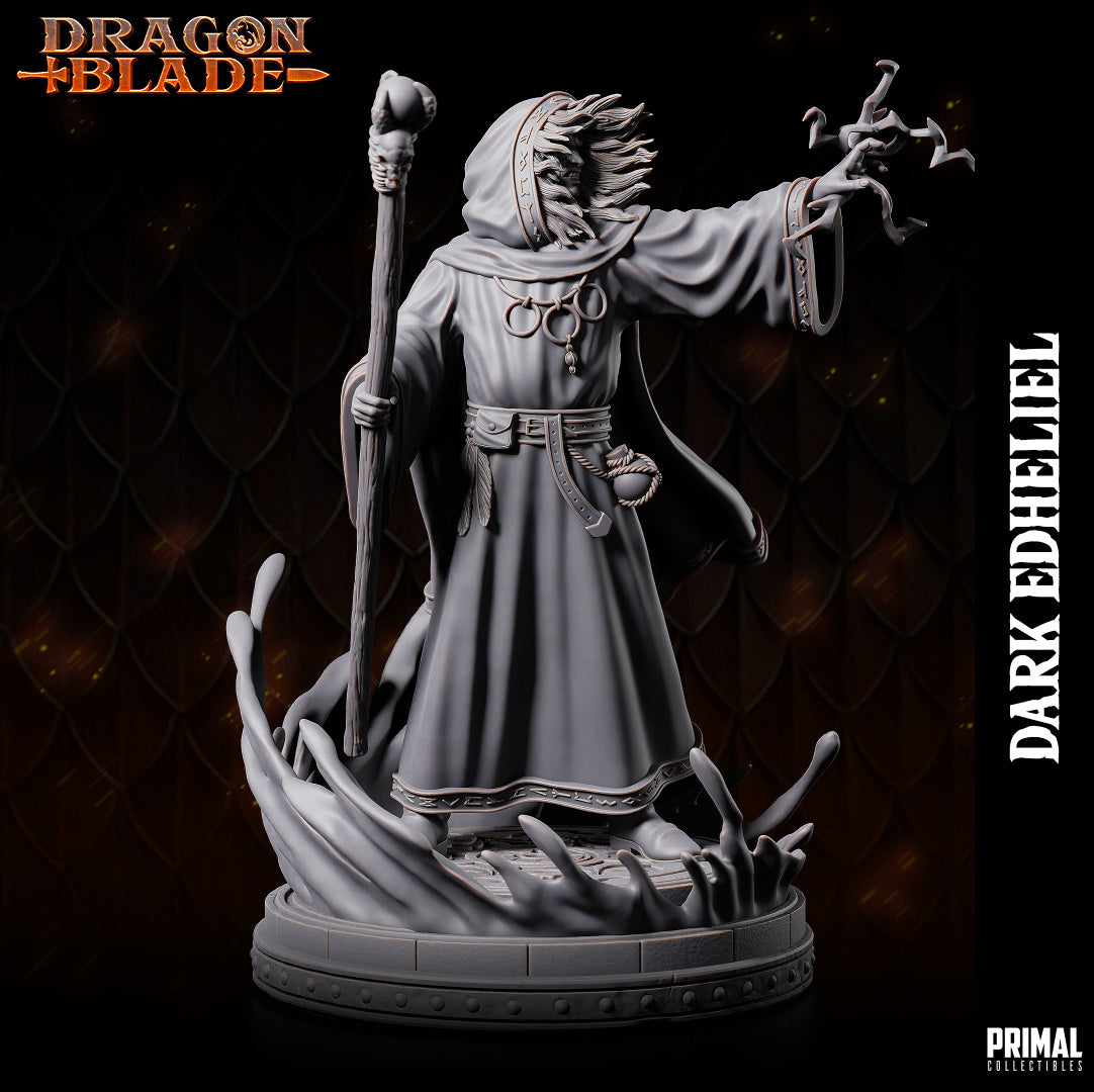 DNDDGL - Raistlin Majere Black Robes - Dark Edheliel Wizard