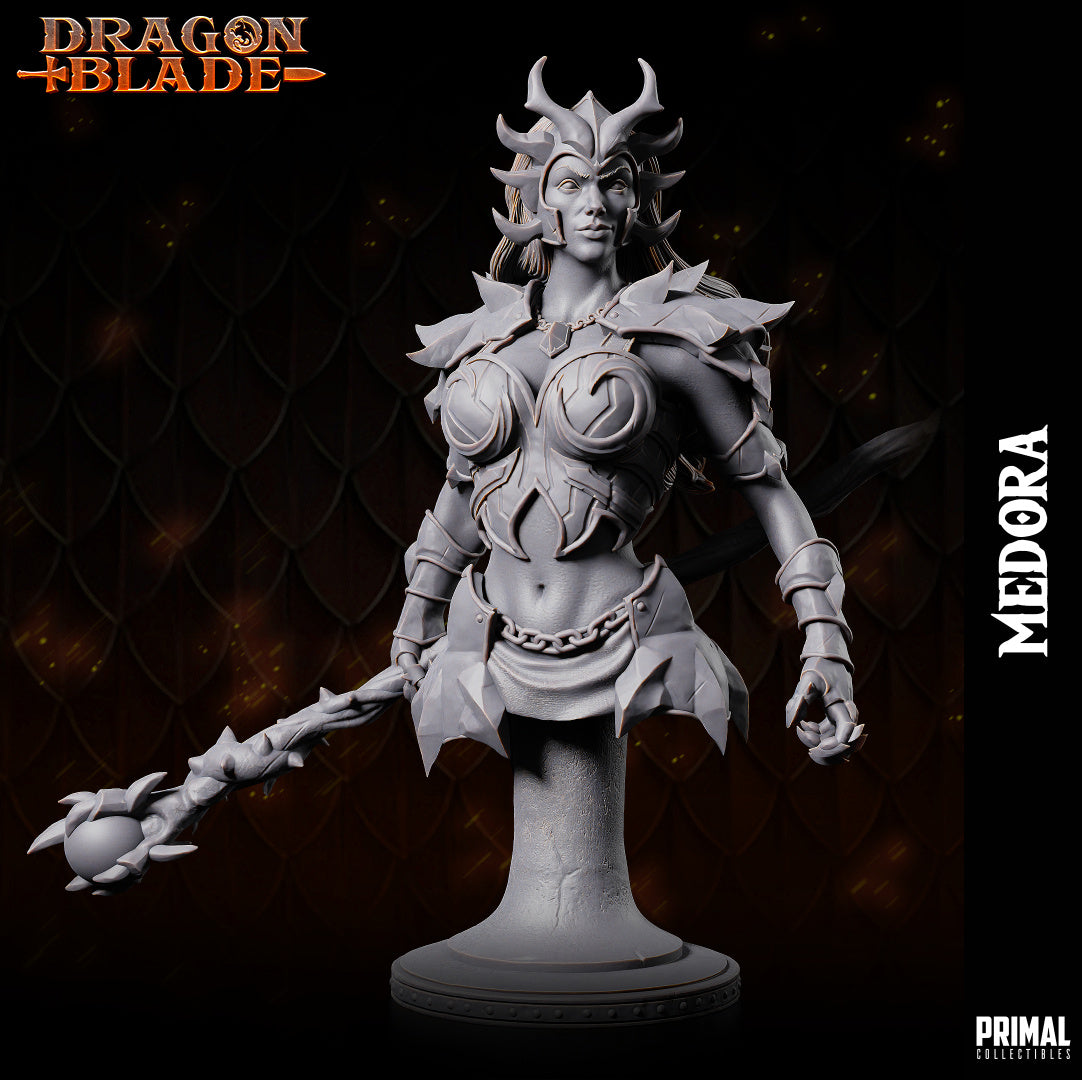 DNDDGL - Takhisis Dark Dragon Queen Medora Dragonlance mini
