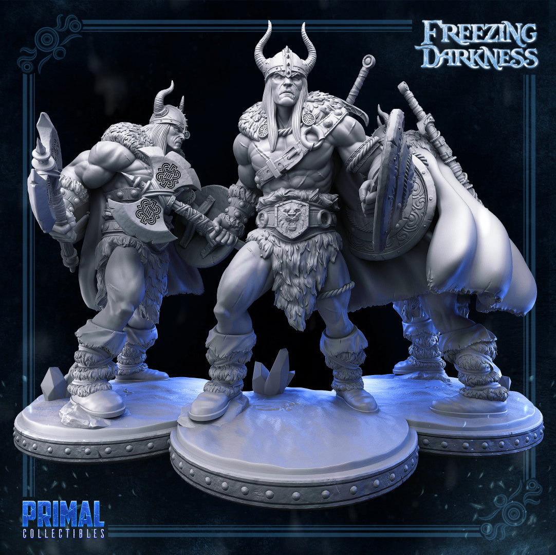 DNDFZD - Kreyvos The Indomitable Iceborn Human Barbarian