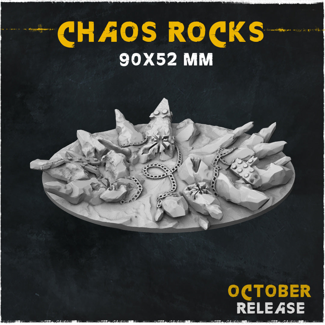 BASES - Chaos Rocks for wargames and tabletop