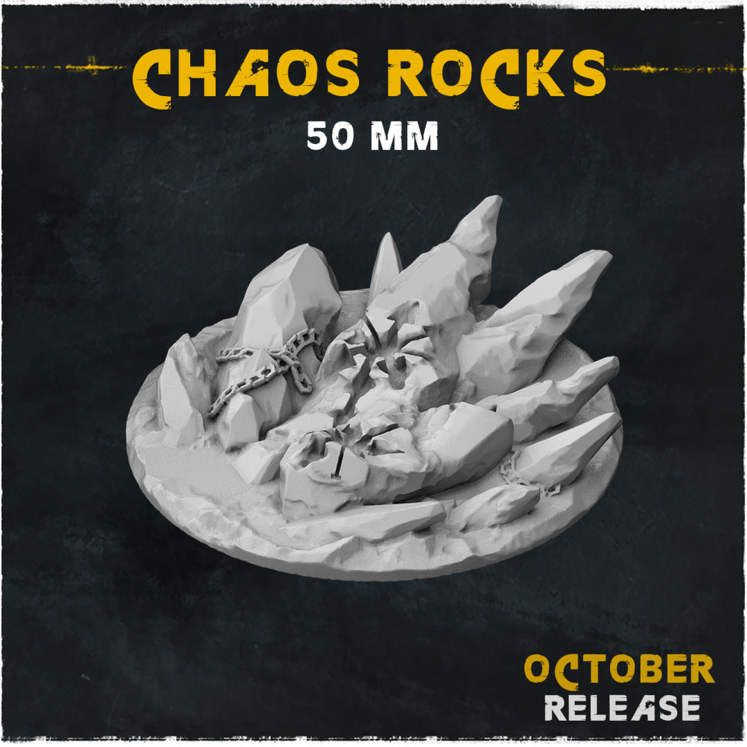 BASES - Chaos Rocks for wargames and tabletop