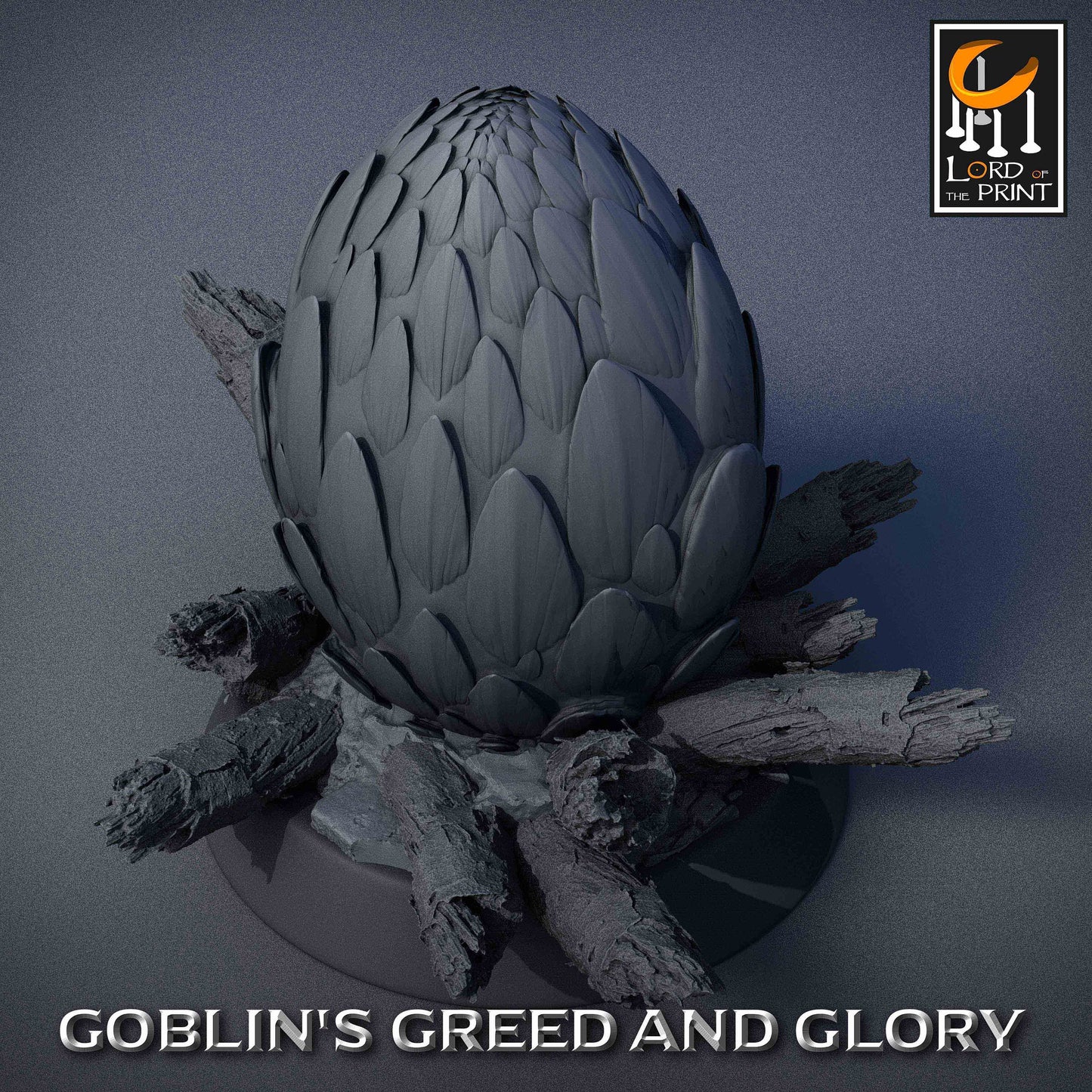 EPIC CREATURES - Green Chromatic Dragon Egg for Dnd
