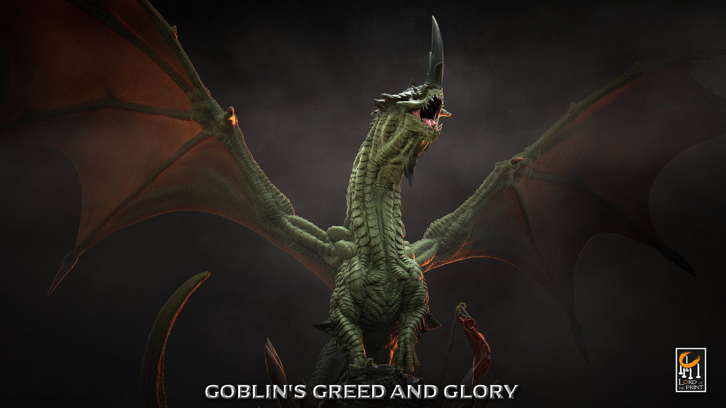 EPIC CREATURES - Elder Green Chromatic Dragon for Dnd