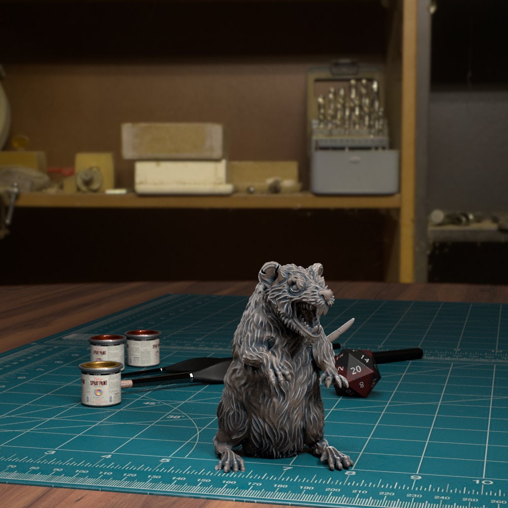 MONSTER - Giant Rats 8 different available NPC miniature