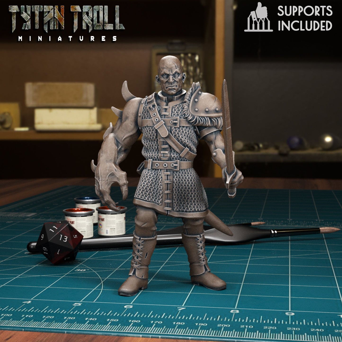 DnDCoS - Izek Monstrous Enforcer NPC miniature