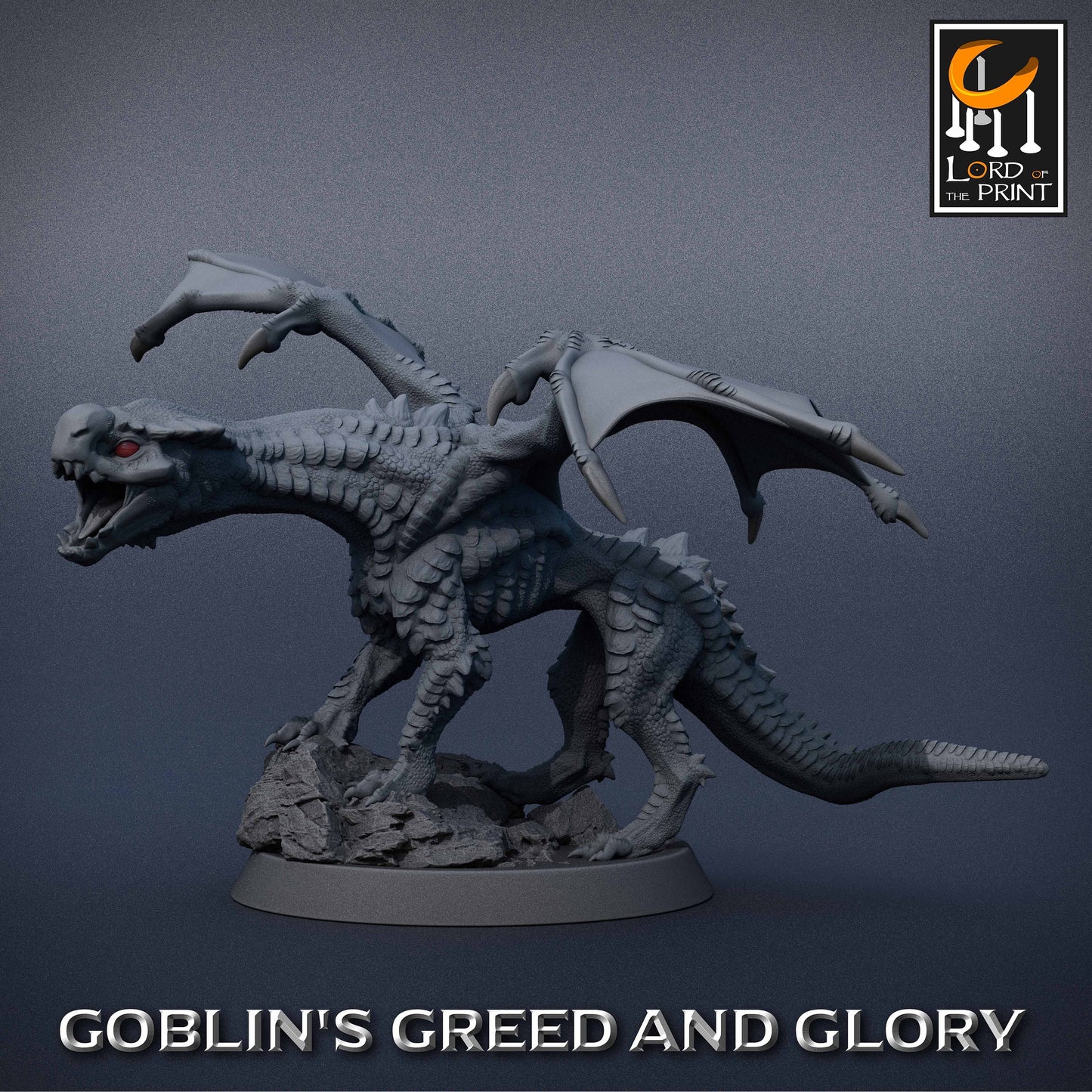 EPIC CREATURES - Baby Green Chromatic Dragon Wyrmling for Dnd