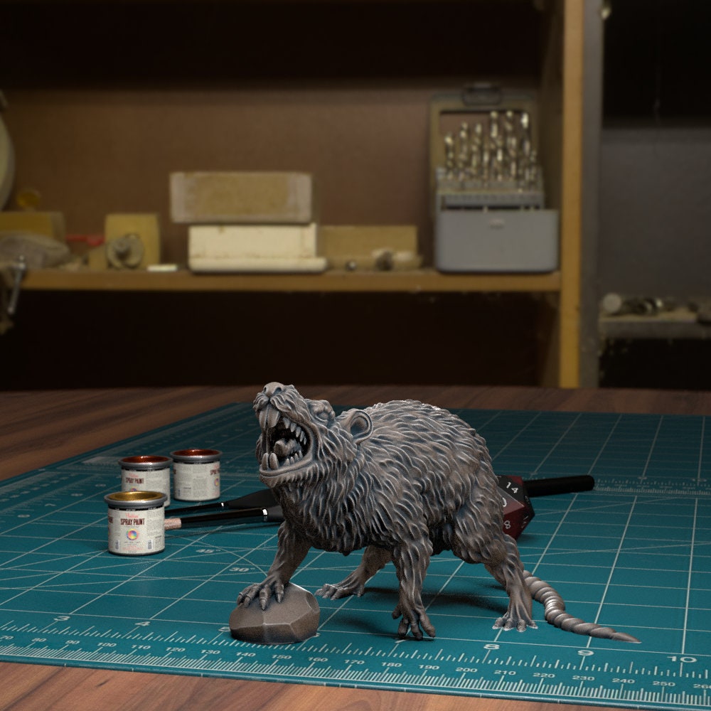 MONSTER - Giant Rats 8 different available NPC miniature