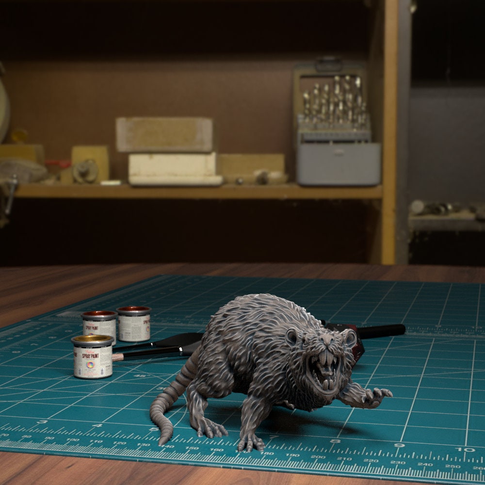 MONSTER - Giant Rats 8 different available NPC miniature