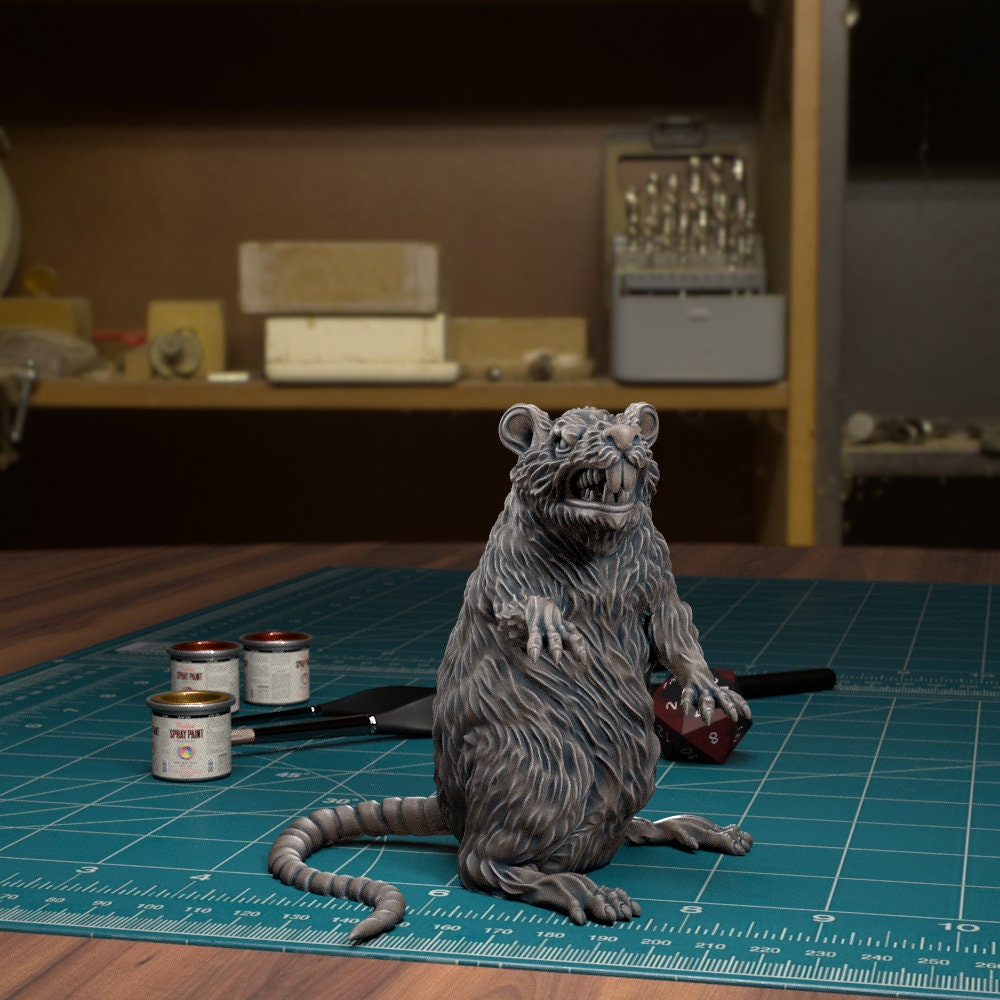 MONSTER - Giant Rats 8 different available NPC miniature