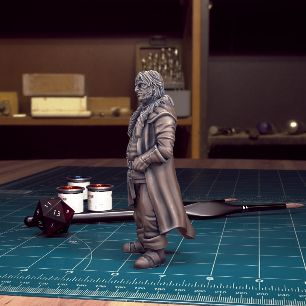 DnDCoS - Kolyan Indirovich Village Guardian NPC Strahd miniature