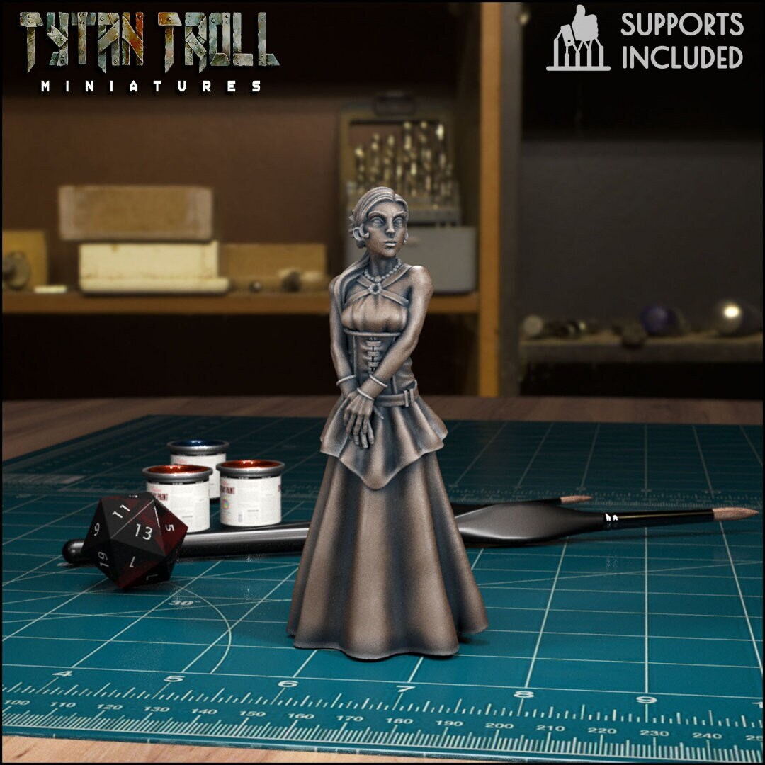 DnDCoS - Gertruda Forgotten Maiden NPC miniature