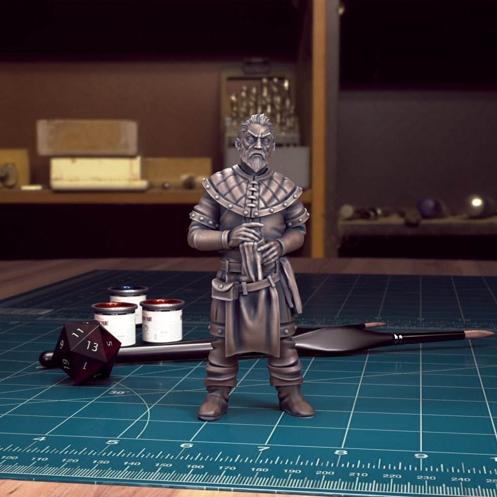 DnDCoS - Urwin Steadfast Innkeeper NPC miniature