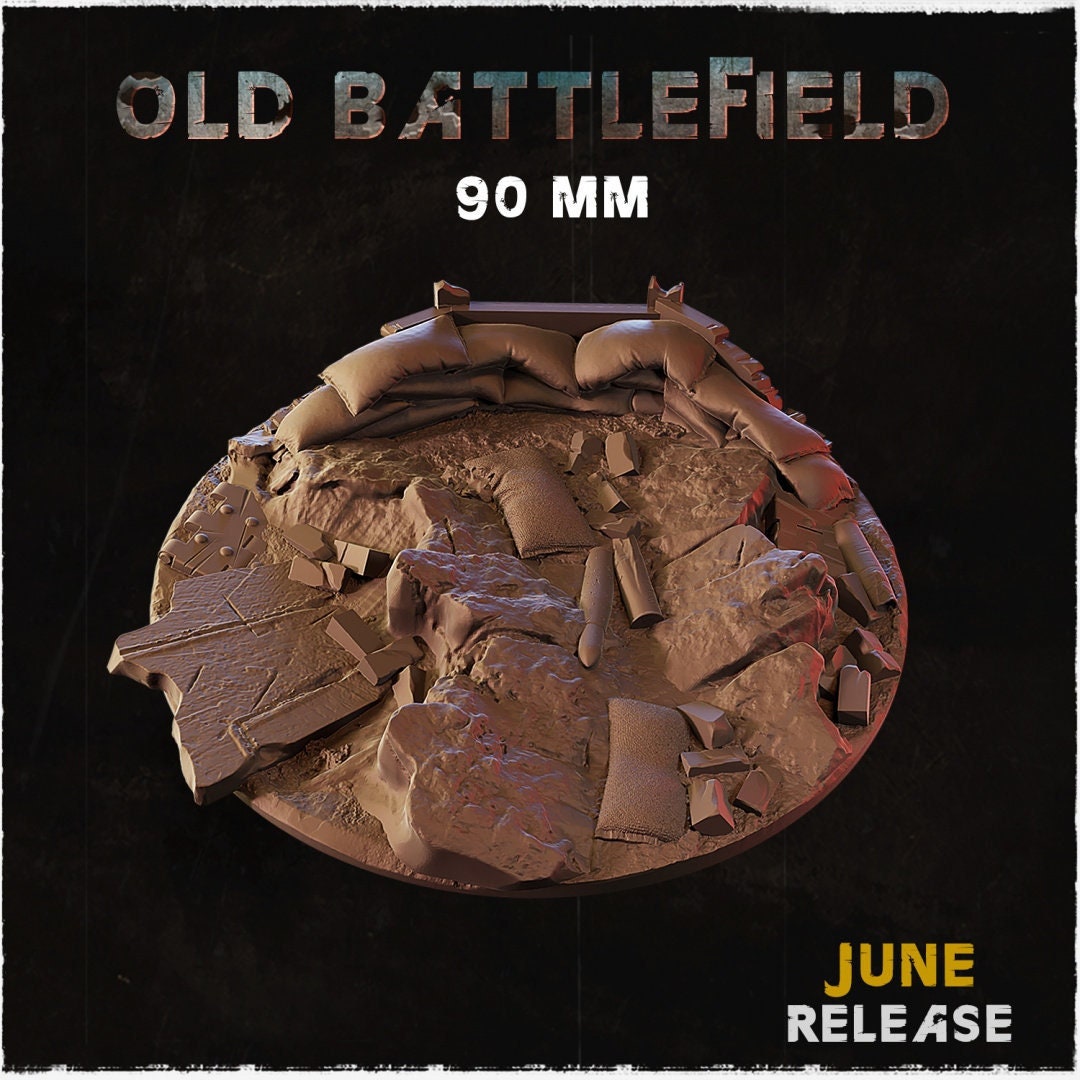 BASES - OLD BATTLEFIELD themed trench warfare bases