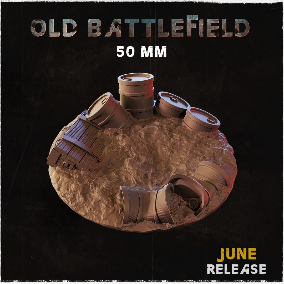 BASES - OLD BATTLEFIELD themed trench warfare bases