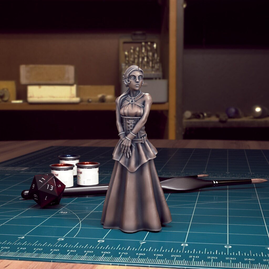 DnDCoS - Gertruda Forgotten Maiden NPC miniature