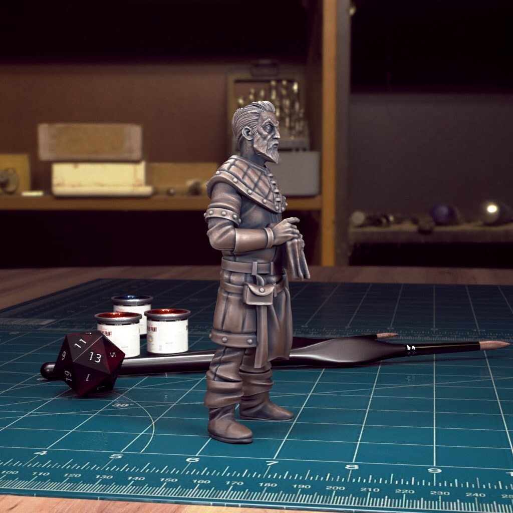 DnDCoS - Urwin Steadfast Innkeeper NPC miniature
