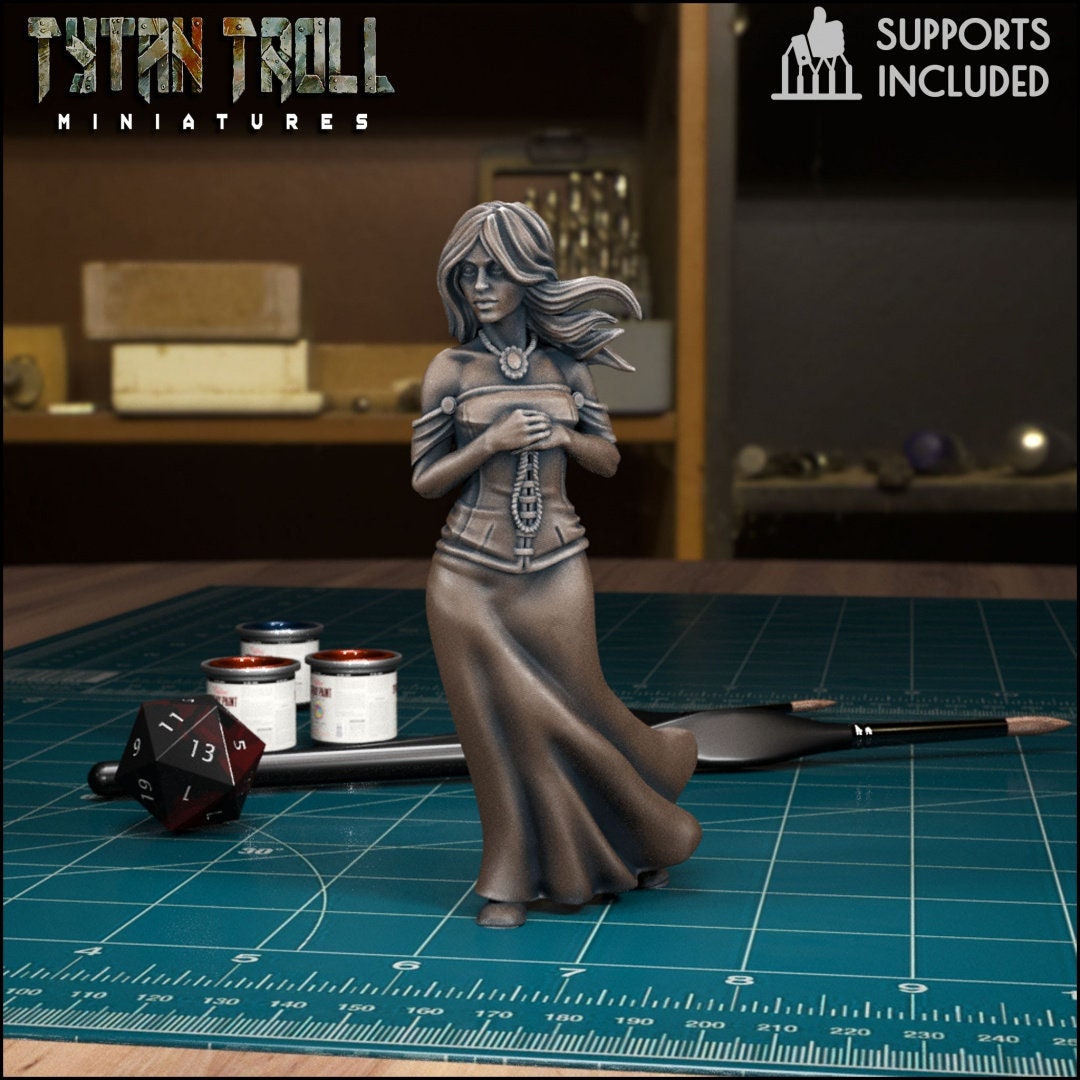 DnDCoS - Tatyana Cursed Maiden NPC miniature