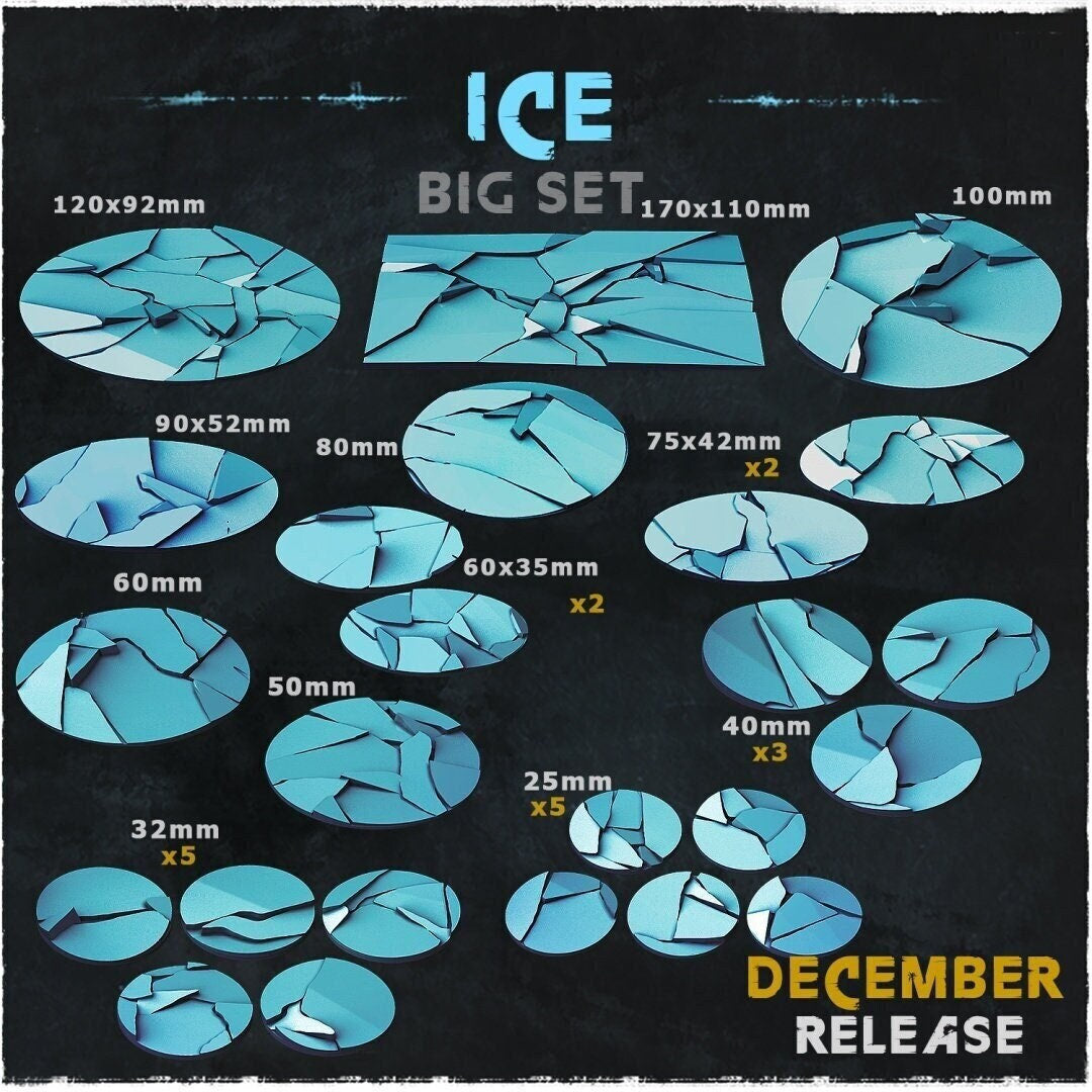 BASES - ICE themed Frozen Artic bases
