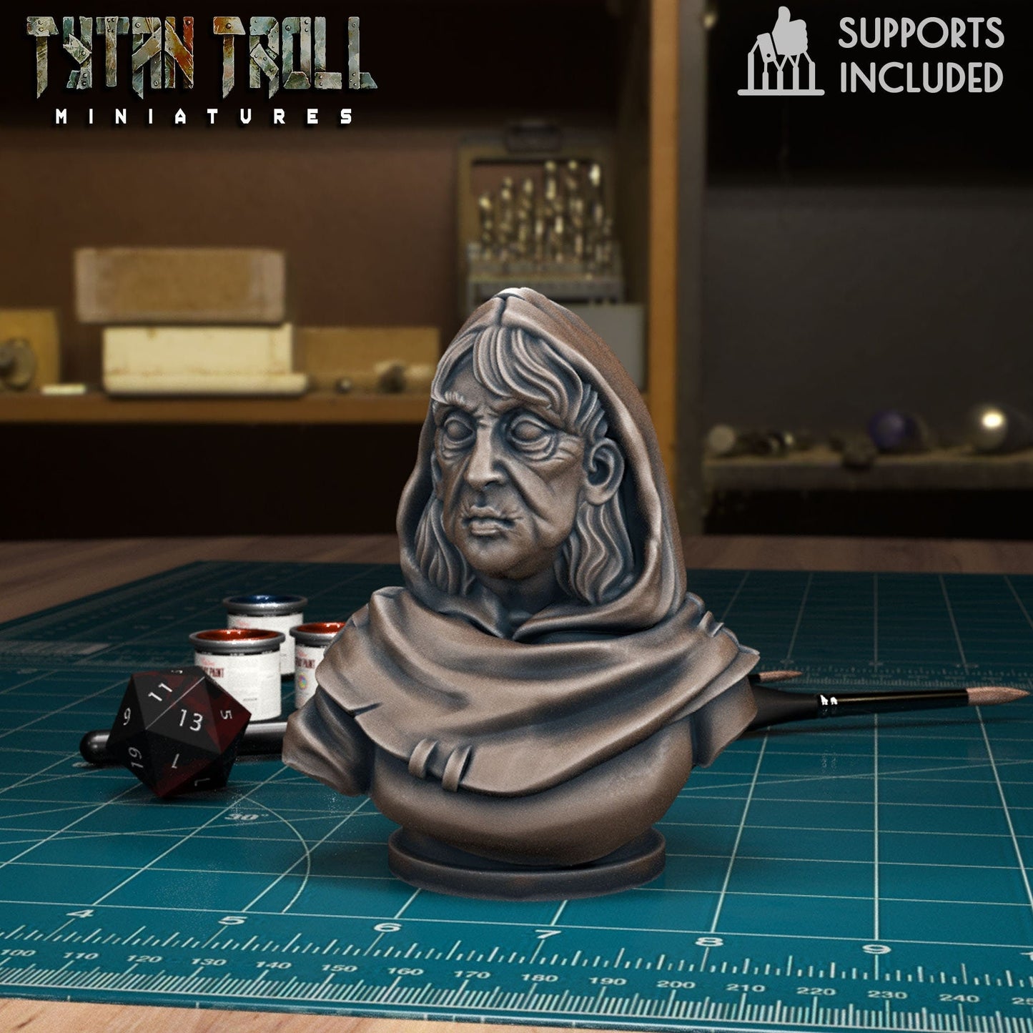 DnDCoS - Mad Mary Grieving Mother Curse of Strahd miniature