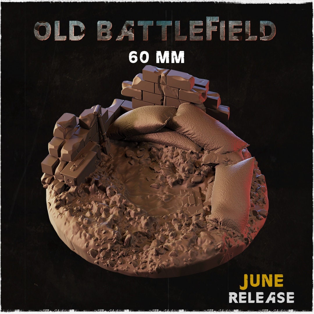 BASES - OLD BATTLEFIELD themed trench warfare bases