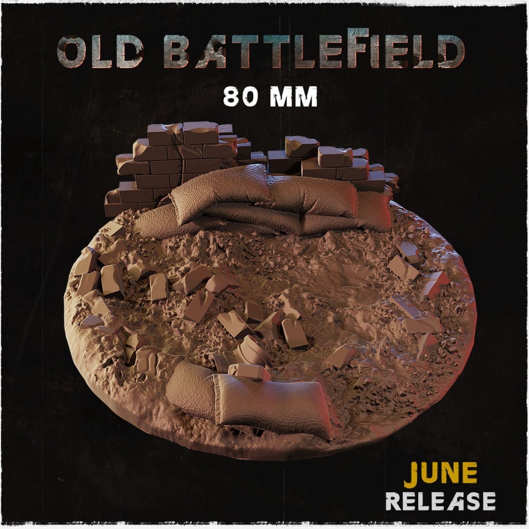 BASES - OLD BATTLEFIELD themed trench warfare bases