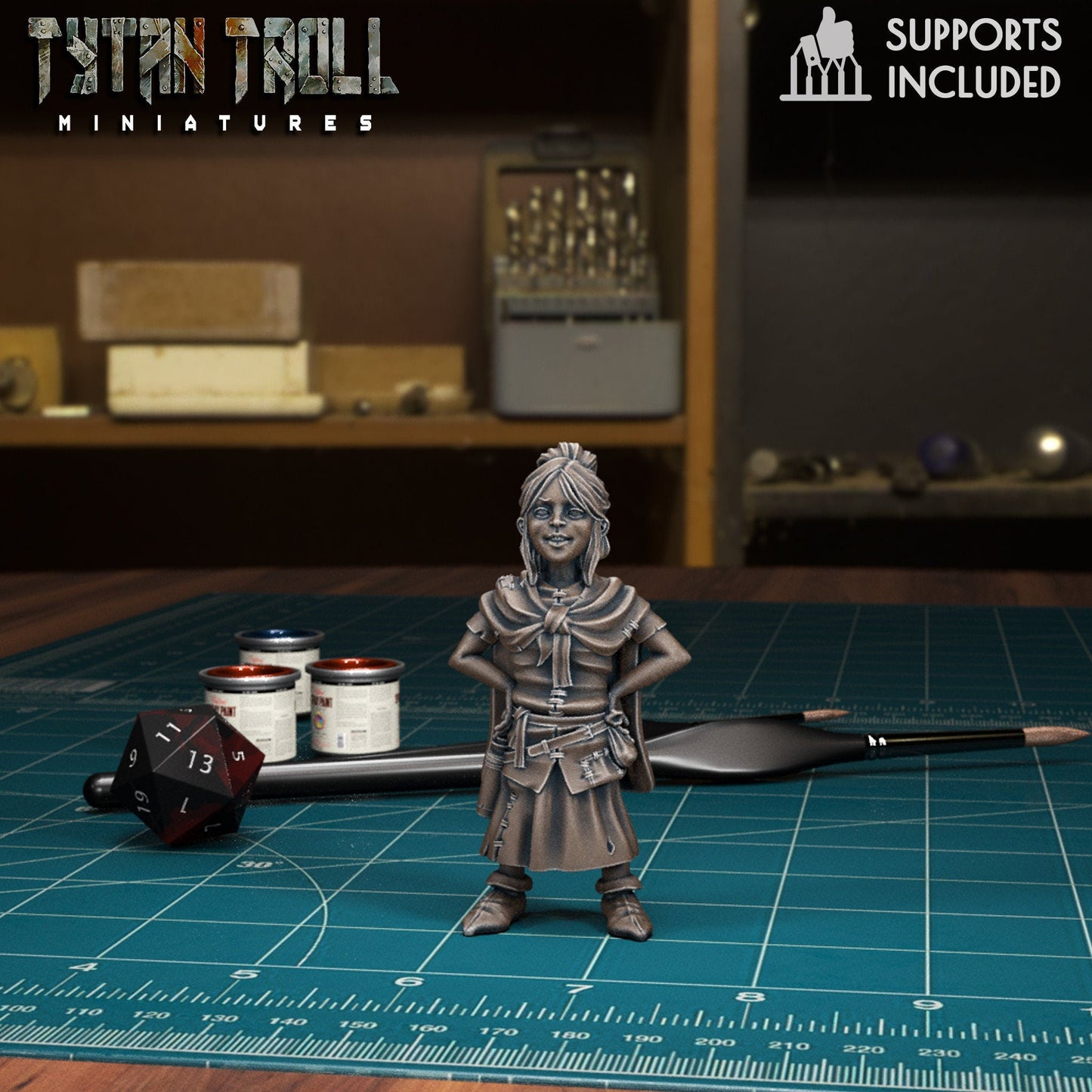 DnDCoS - Arabelle Child Prodigy NPC miniature