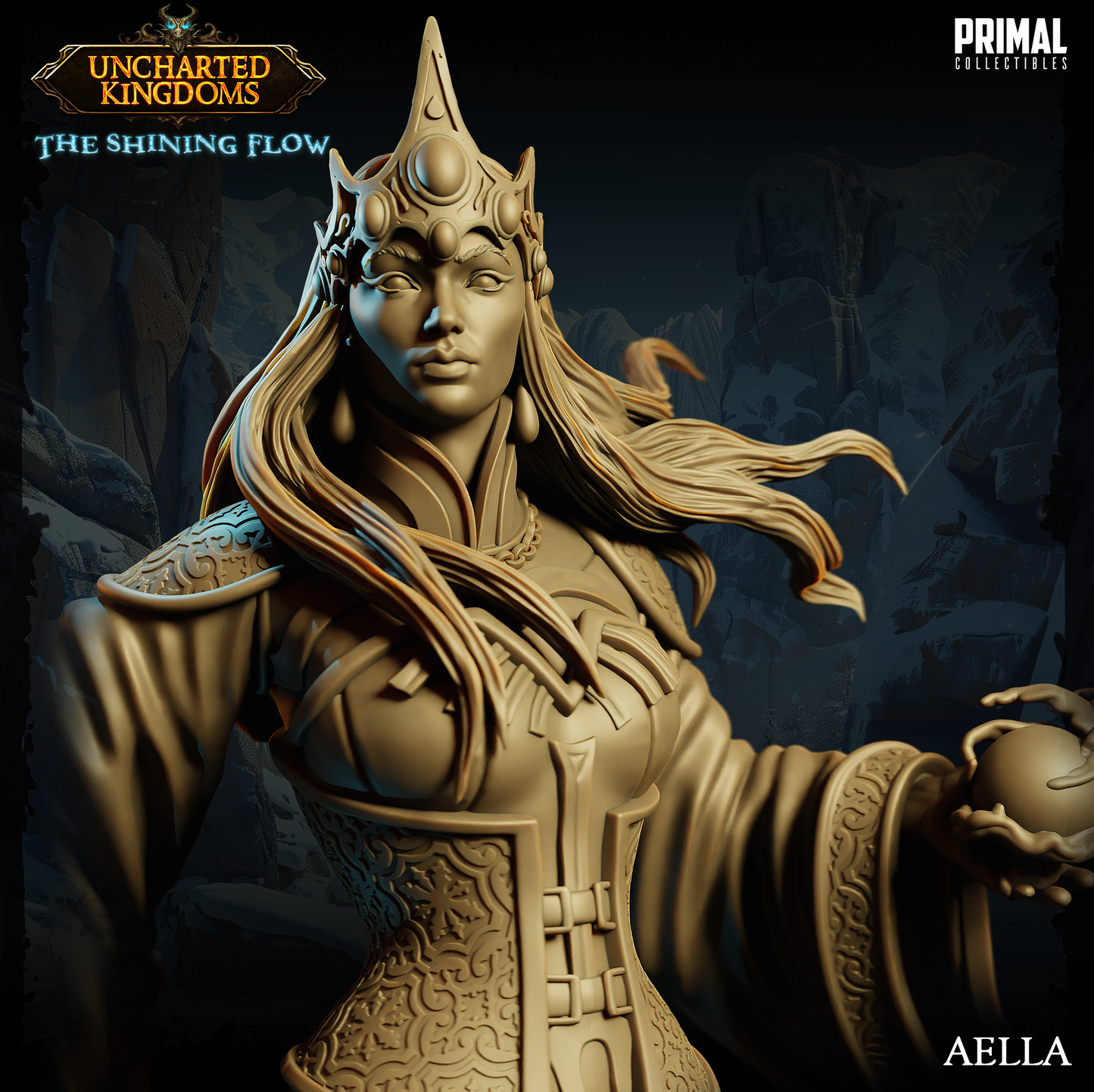 DNDUK - Alustriel - Mage Queen - Aella- Female human Wizard miniature