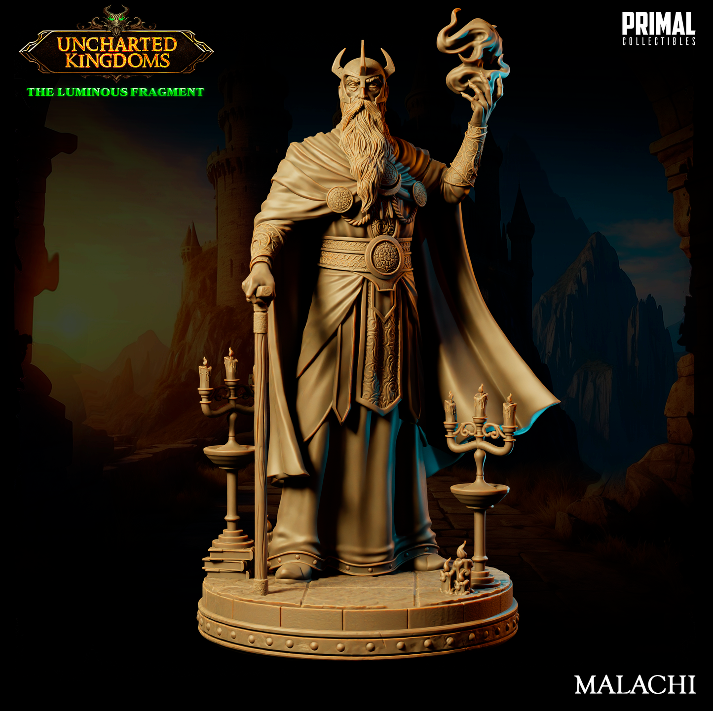 DNDUK - Morkai the Red - Malachi- Male Dark Wizard miniature