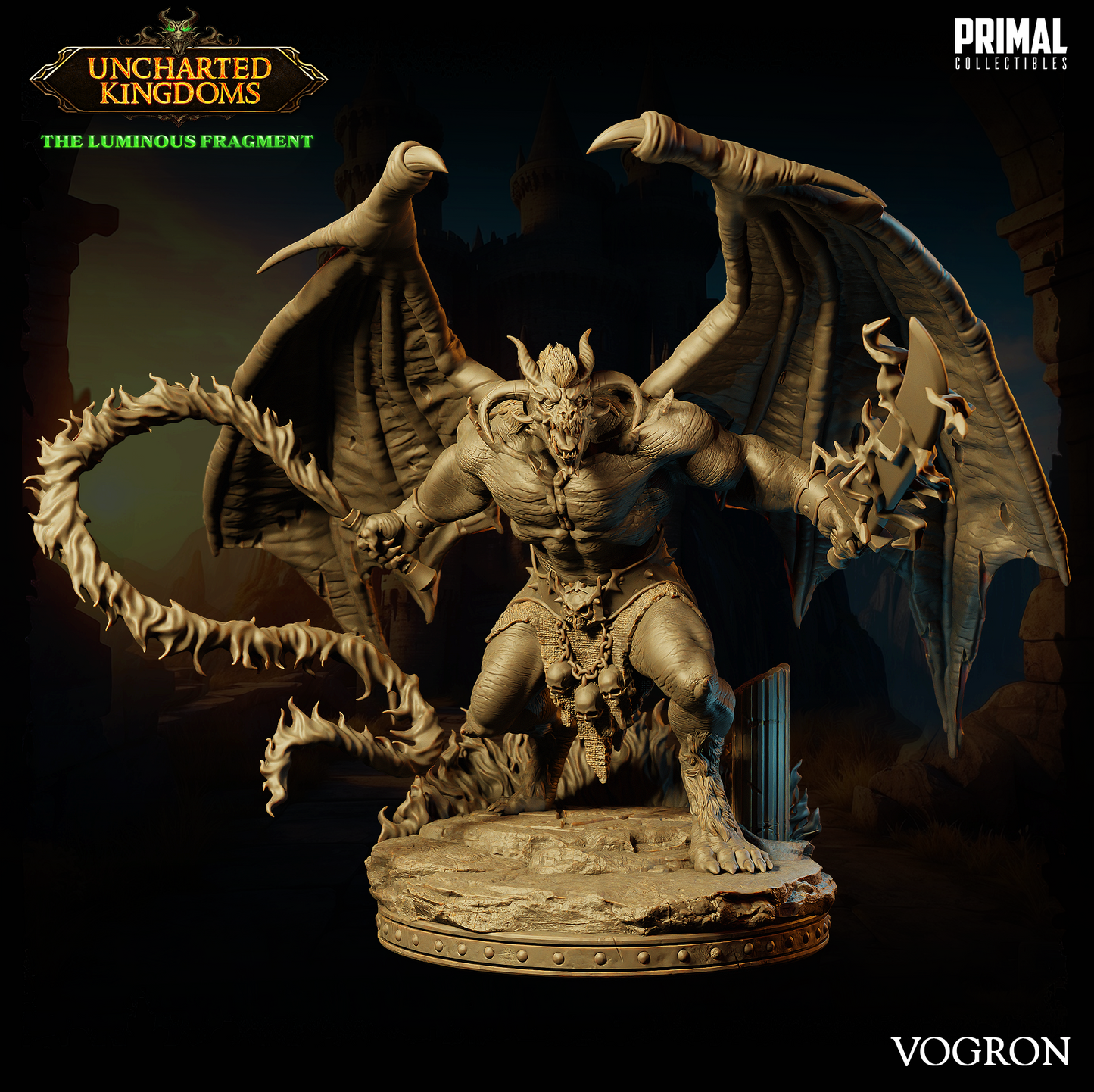 DNDUK - Errtu - Vogron  The Balor Lord of the Abyss - Demon miniature