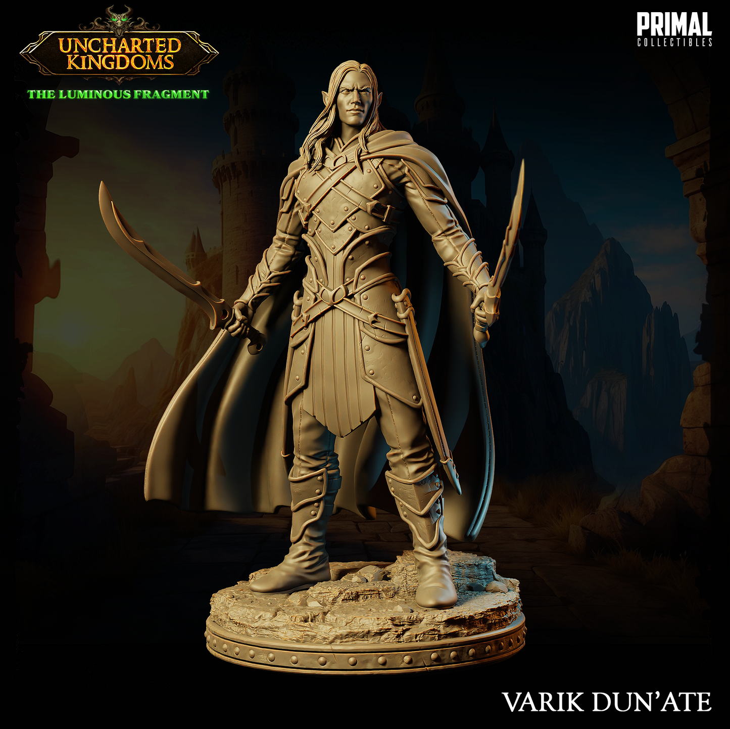 DNDUK - Drizzt Do Urden -  Varik Dun Ate - Male Drow Dark Elf miniature