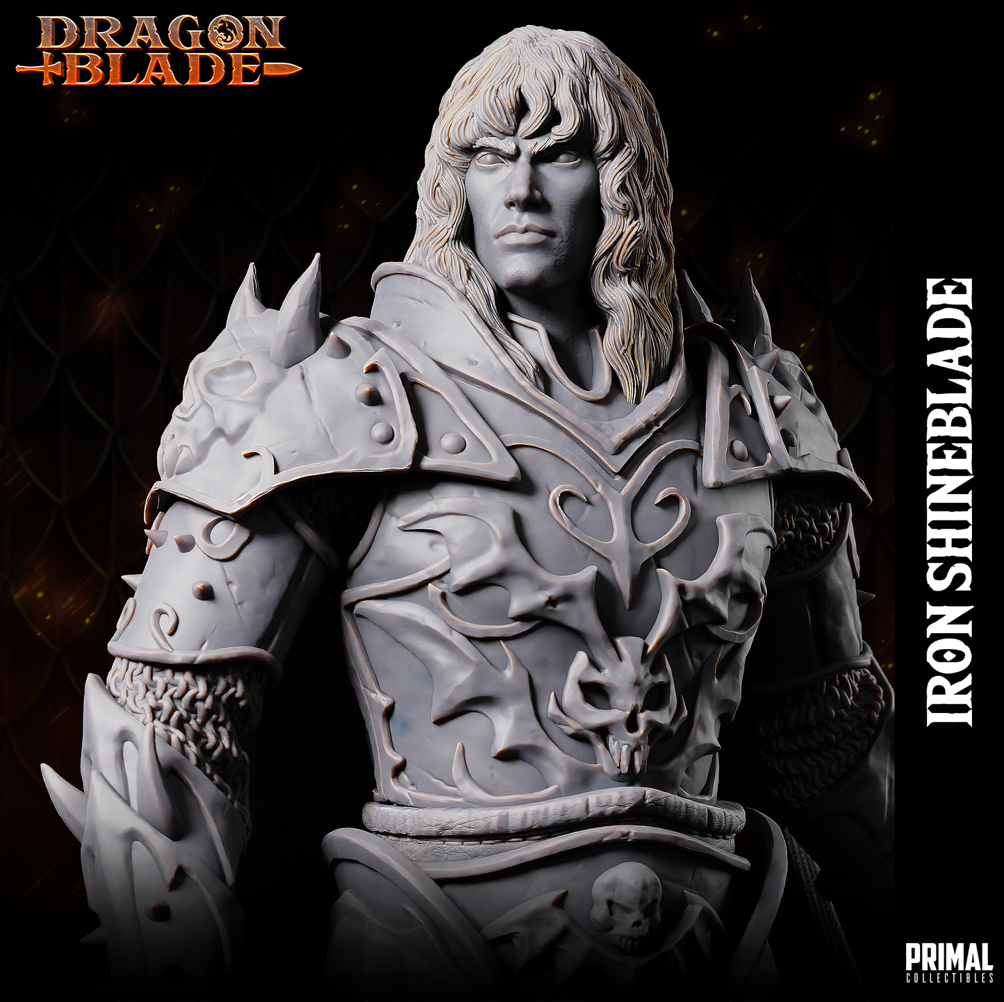 DNDDGL - Steel Brighblade - Iron Shineblade - Male Fighter Dragonlance mini