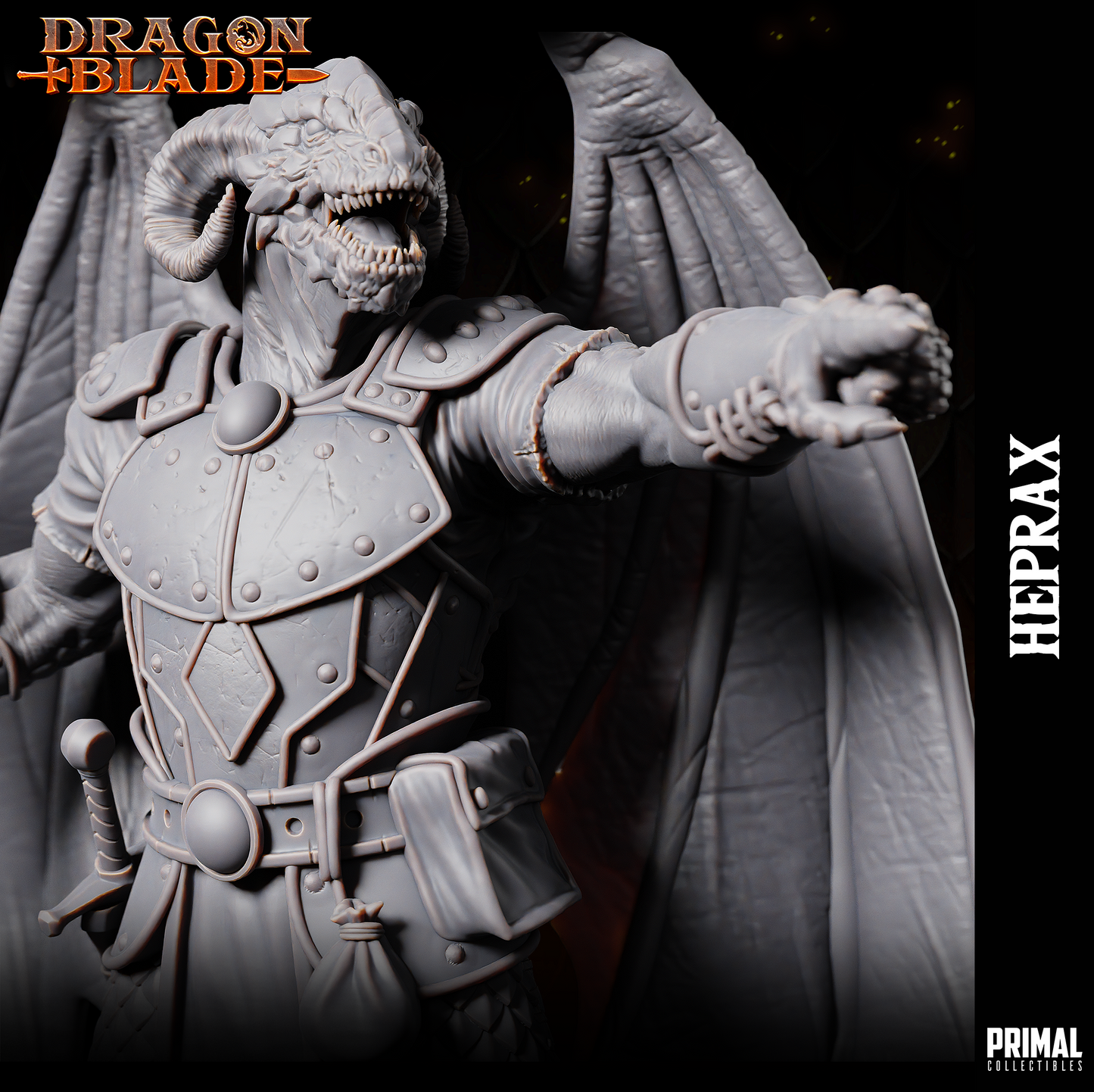 DNDDGL - Heprax - Bozak Draconian Fighter - DRAGONBLADE