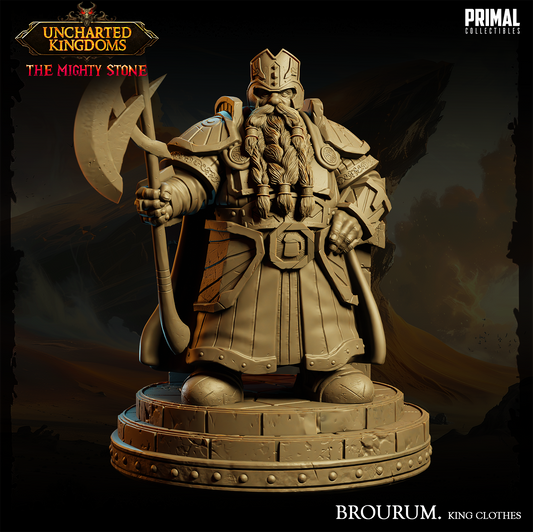 DNDUK - Bruenor Battlehammer (King's Armor) - Brourum Axedelver - Male Shield Dwarf miniature