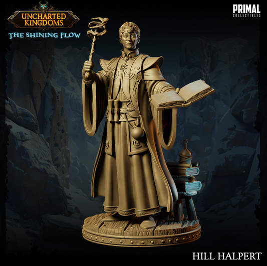 DNDUK - Harkle Harpell - Hill Halpert - Male Wizard miniature