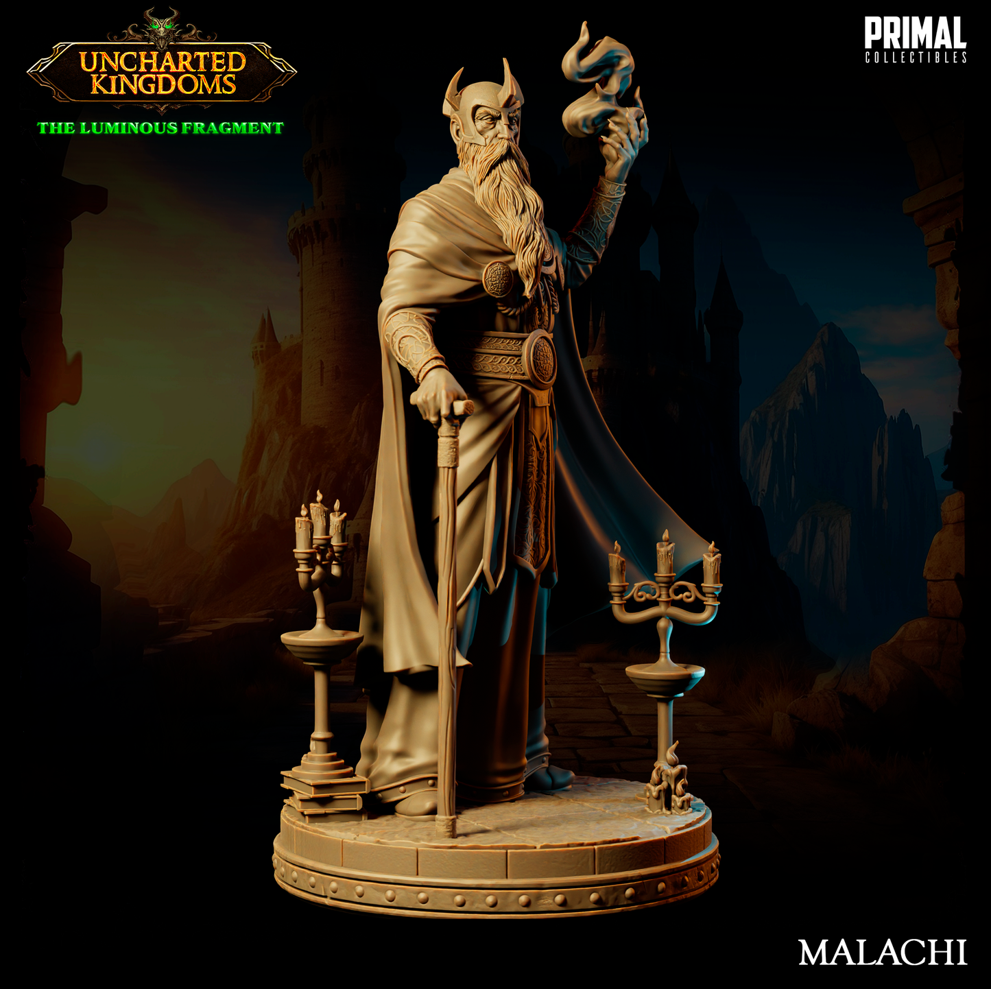 DNDUK - Morkai the Red - Malachi- Male Dark Wizard miniature