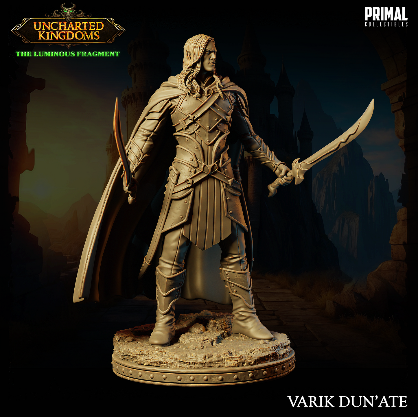 DNDUK - Drizzt Do Urden -  Varik Dun Ate - Male Drow Dark Elf miniature