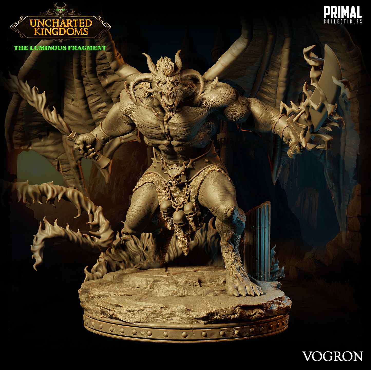 DNDUK - Errtu - Vogron  The Balor Lord of the Abyss - Demon miniature